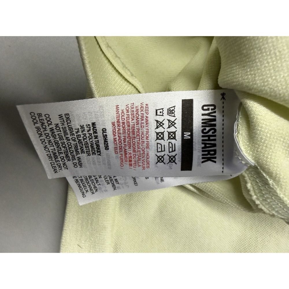 Gymshark Flex Cycling Shorts.Women's.Light Lime.Activewear. Sz M - Picture 9 of 11